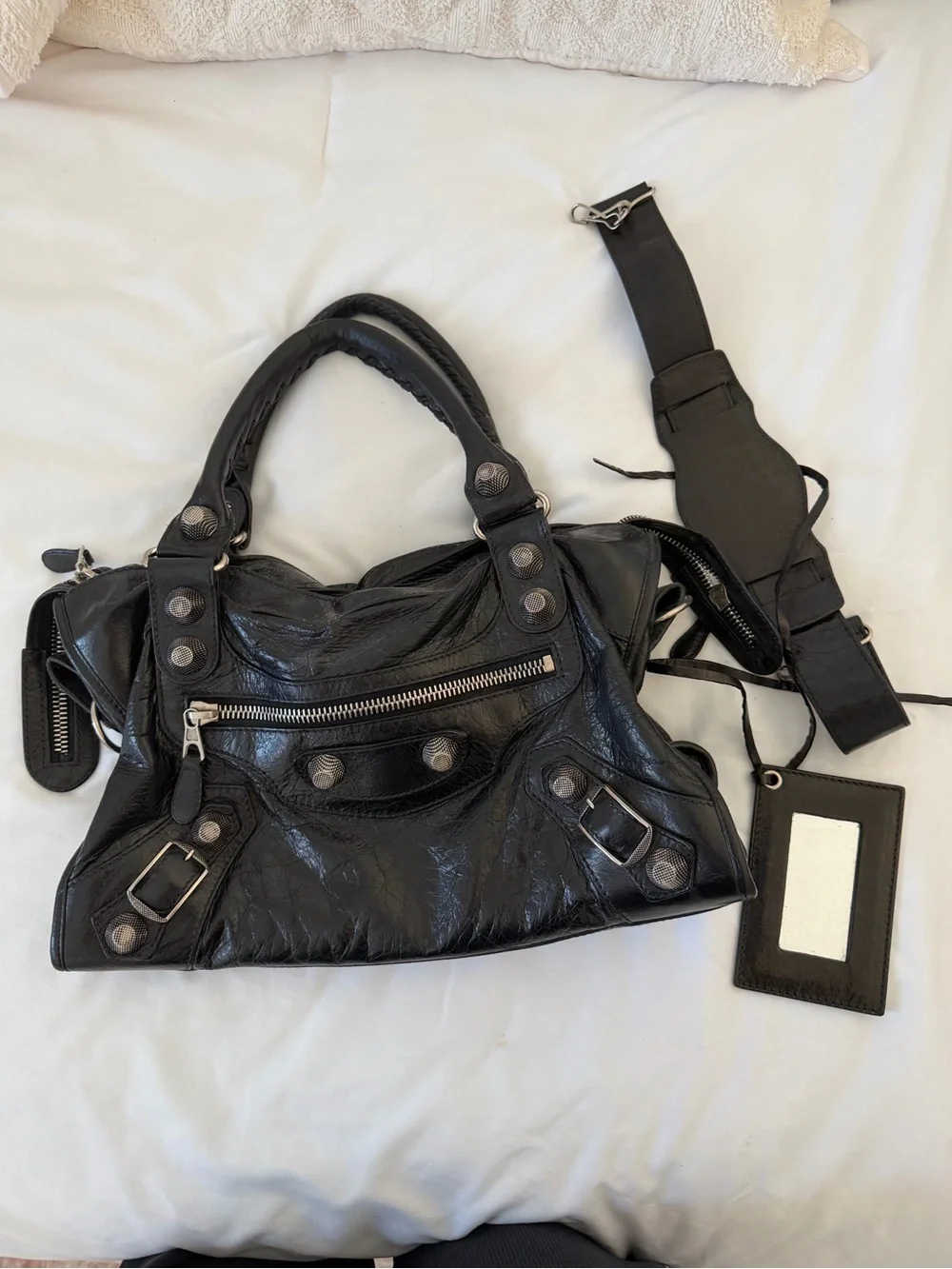 Balenciaga Black City Bag